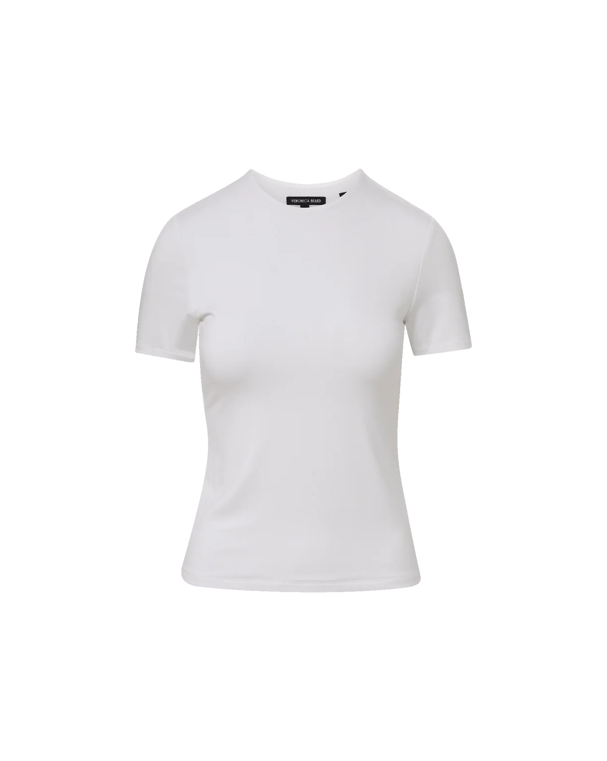 Benedict Crewneck T-Shirt - White by Veronica Beard — view 4