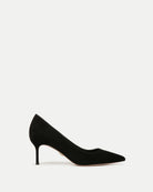 Rita Suede Pump - Black by Veronica Beard | 25 South Boutiques