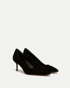 Rita Suede Pump - Black by Veronica Beard — alternate view