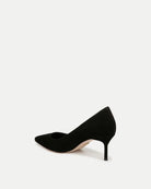 Rita Suede Pump - Black by Veronica Beard — view 4