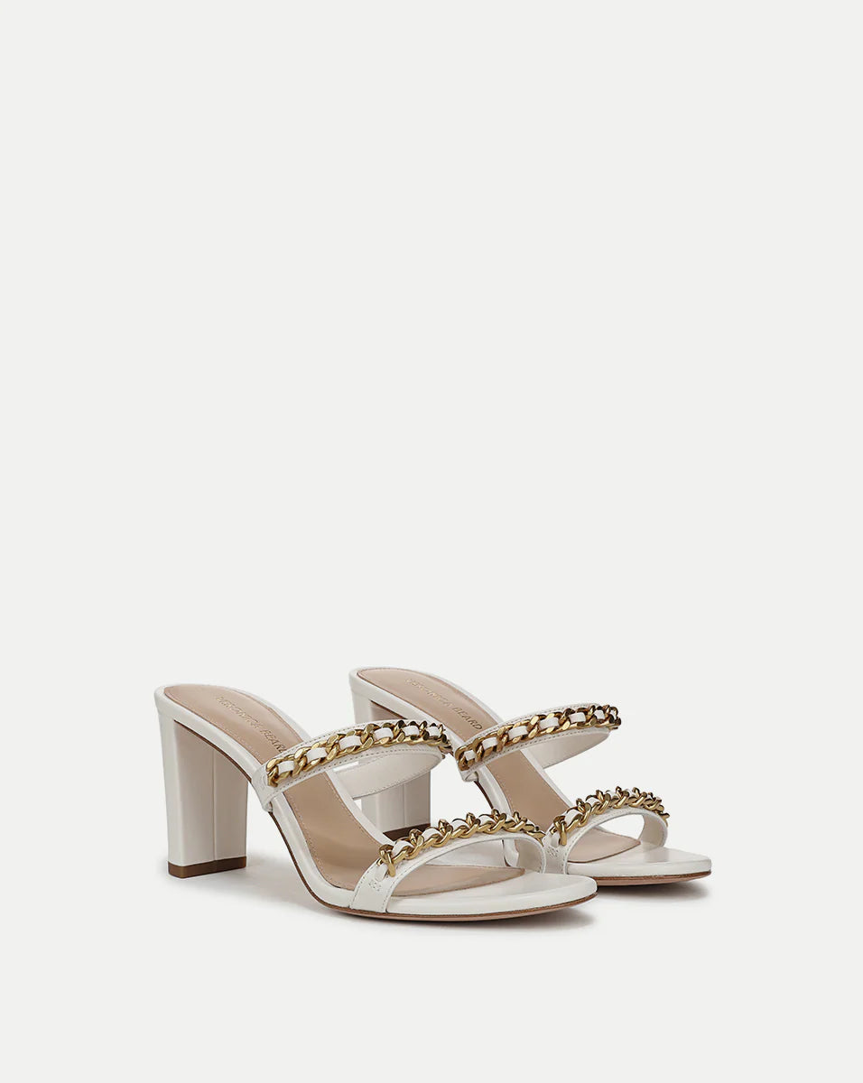 Gretchen Chain-Link Sandal - Parchment by Veronica Beard — alternate view