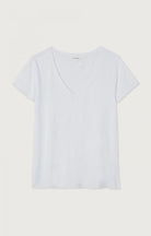 Jacksonville Soft V T-Shirt - Blanc by American Vintage — view 5