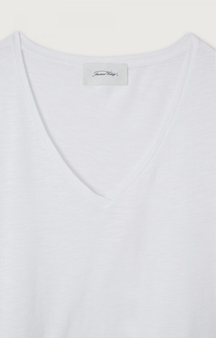 Jacksonville Soft V T-Shirt - Blanc by American Vintage — view 6