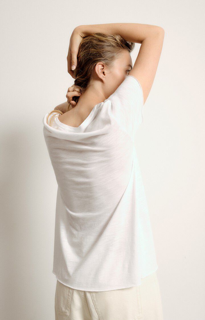 Jacksonville Soft V T-Shirt - Blanc by American Vintage — alternate view