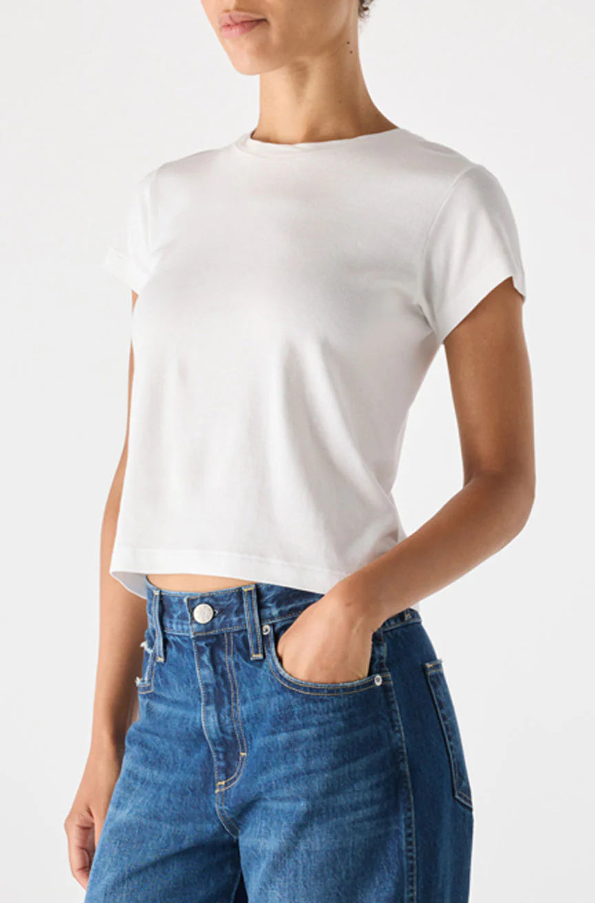 Jade Tee - White by AMO — alternate view