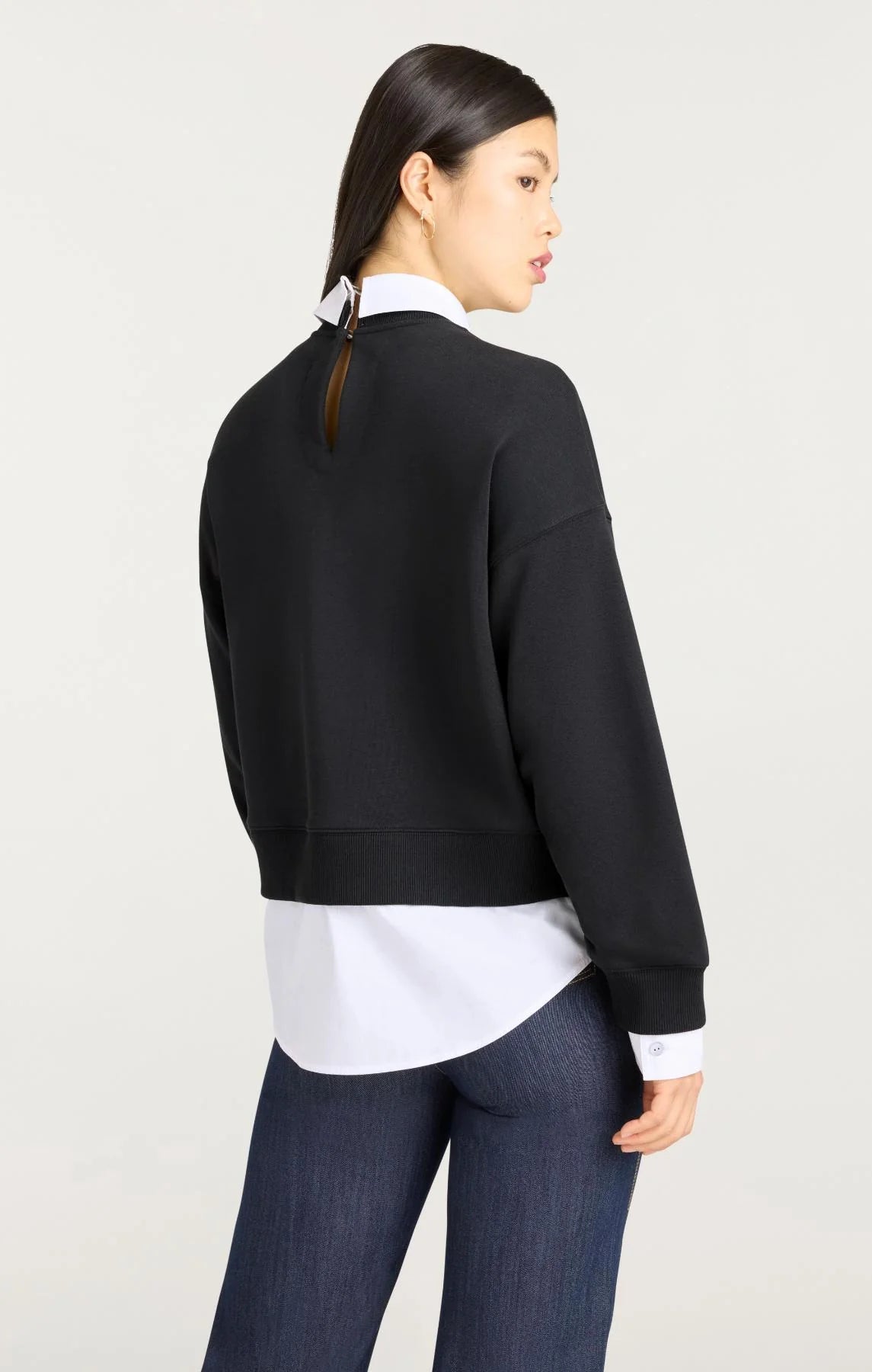 Je Taime Justina Pullover - Black Rosewood by Cinq A Sept — view 4