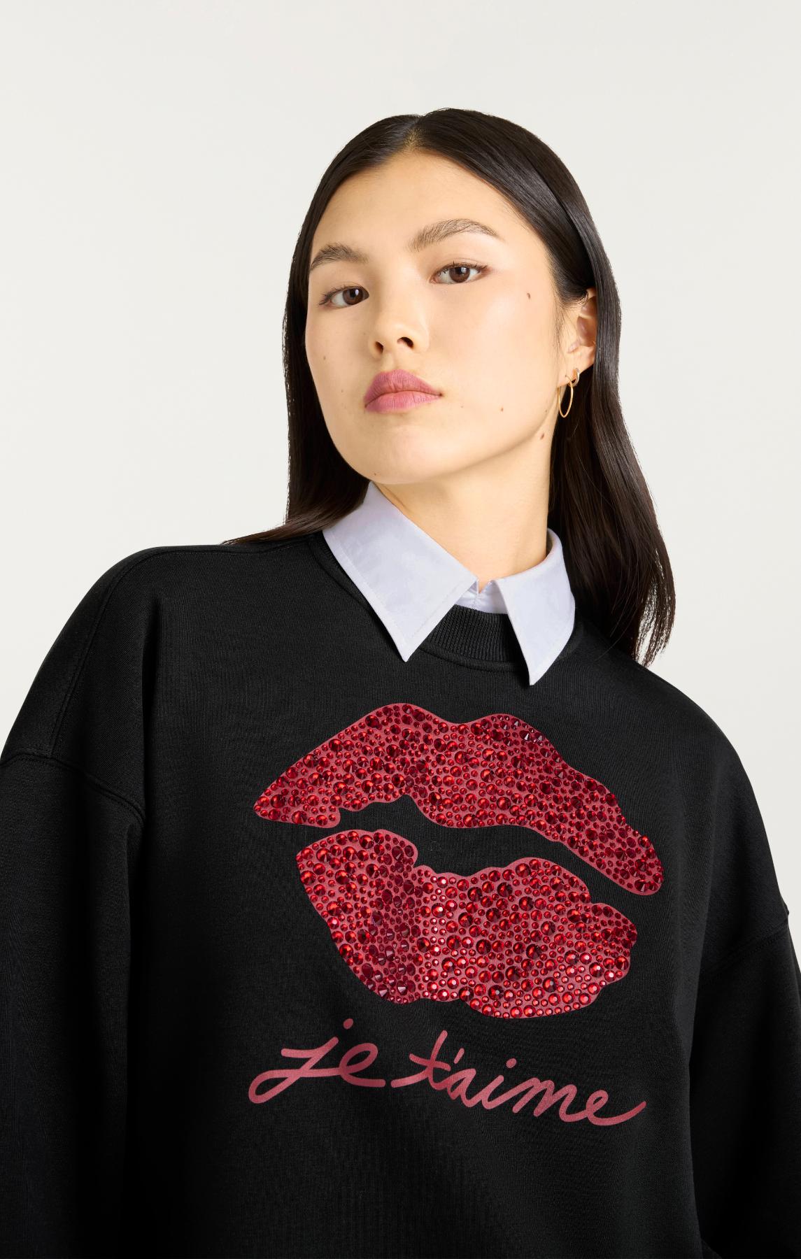 Je Taime Justina Pullover - Black Rosewood by Cinq A Sept — alternate view
