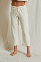 Jamaica Straight Leg Sweatpant - Ivory by perfectwhitetee — alternate view
