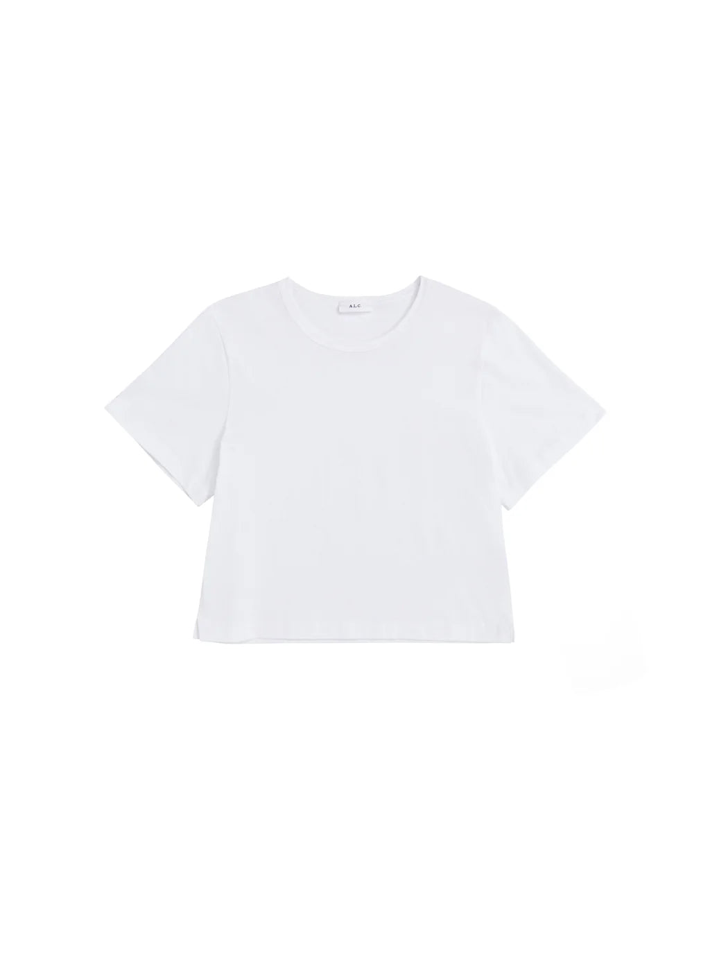 Julia Cotton Jersey Tee - White by A.L.C — view 5
