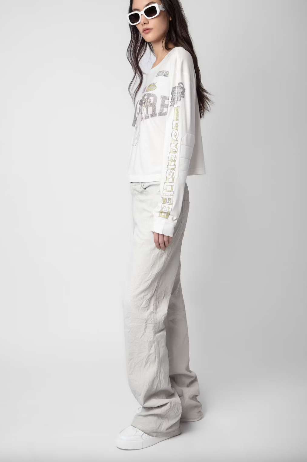 Iona Voltaire Diamanté T-shirt - Judo by Zadig & Voltaire — view 4