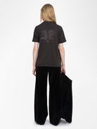 Edwin Cotton T Shirt - Dark Chocolate by Zadig & Voltaire — view 3
