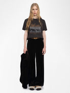 Edwin Cotton T Shirt - Dark Chocolate by Zadig & Voltaire — view 5