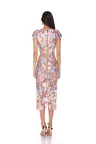 Jasmine Capsleeve Midi Dress - Pastel by Bronx And Banco — view 3