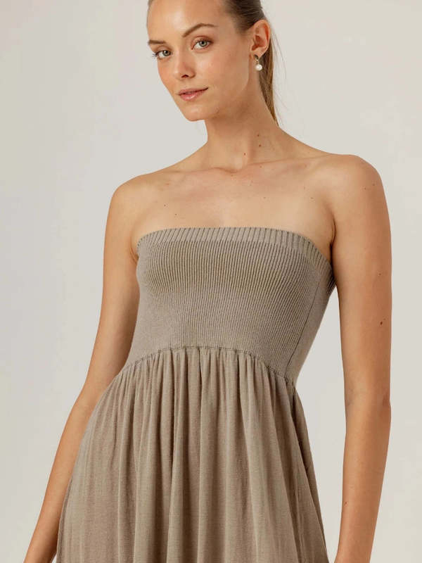 Jeanne Dress - Stone by We Are Sundays — alternate view