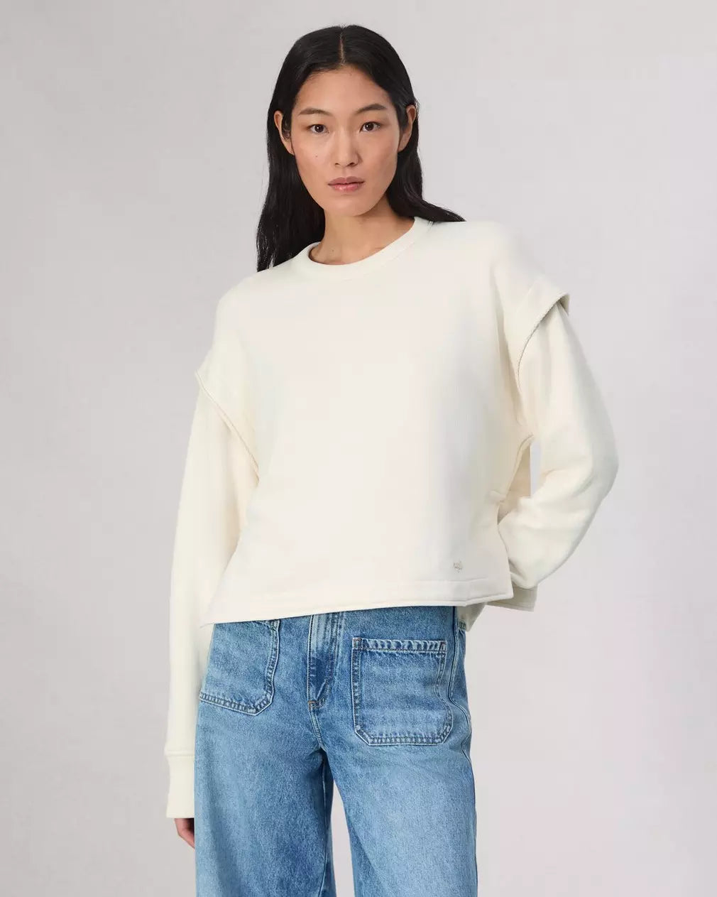 Jo Cotton Blend Top - Ivory by Rag & Bone | 25 South Boutiques