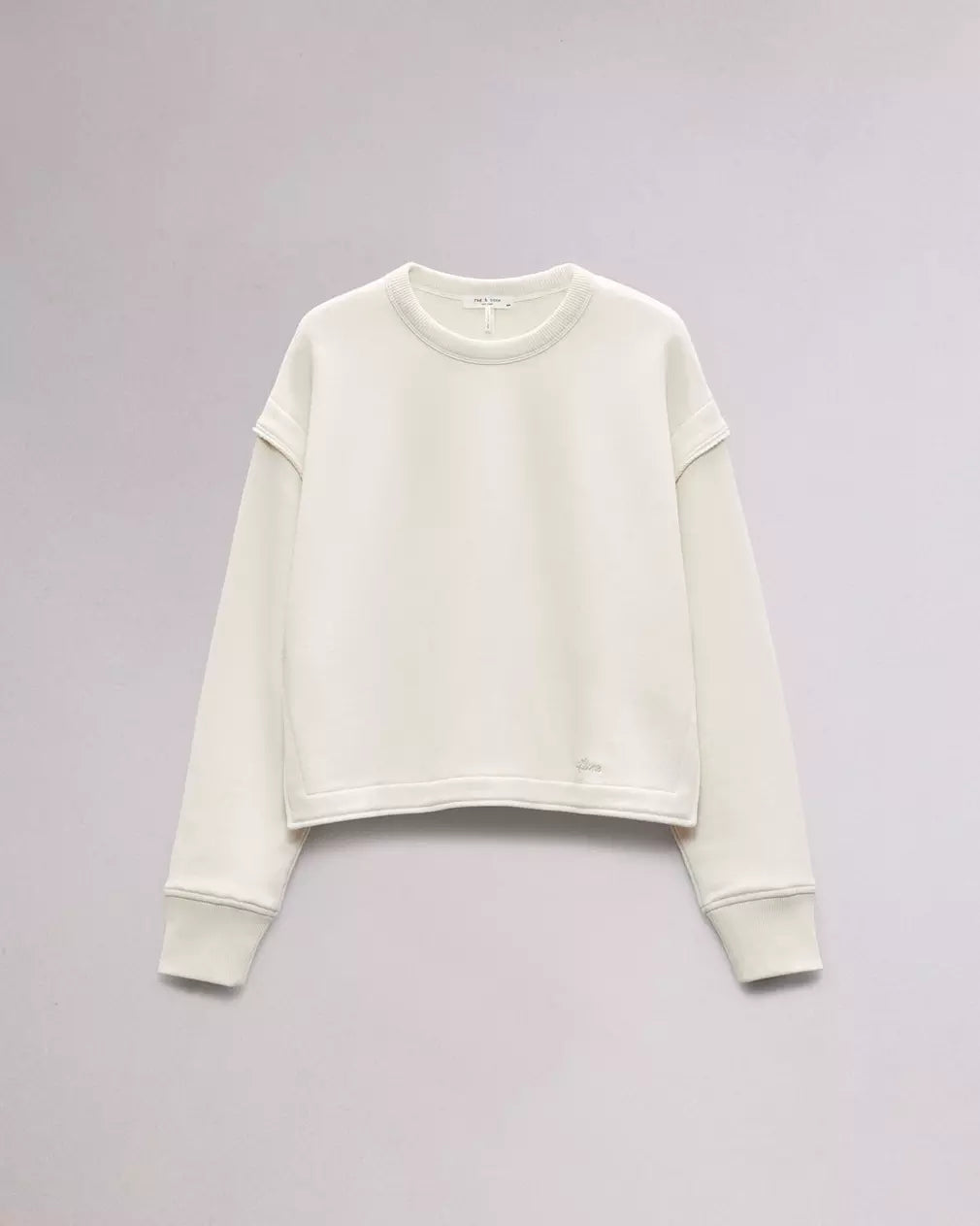 Jo Cotton Blend Top - Ivory by Rag & Bone — view 6