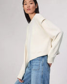 Jo Cotton Blend Top - Ivory by Rag & Bone — alternate view