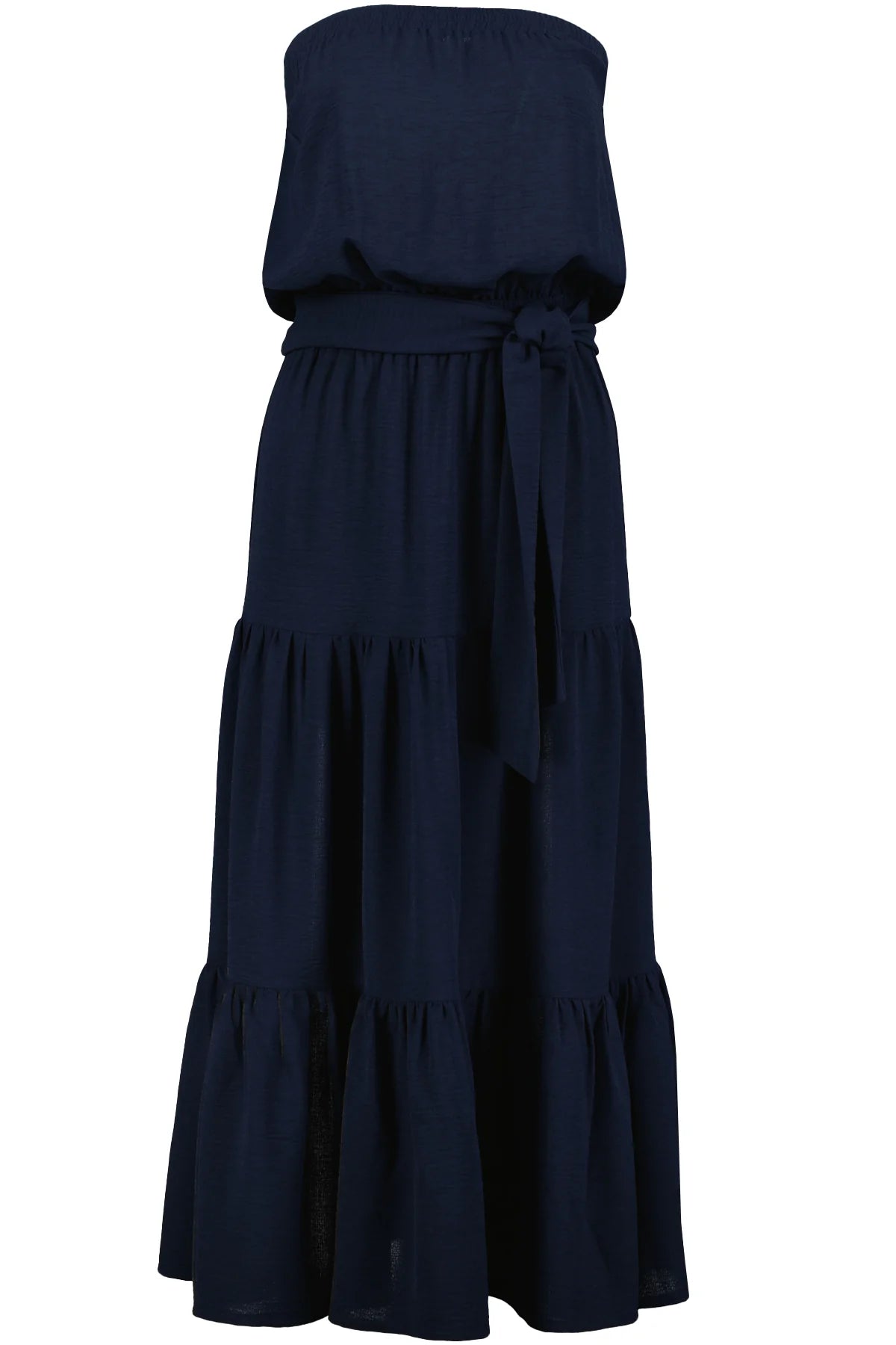 Serafina Strapless Dress - Navy by Bishop + Young — view 4