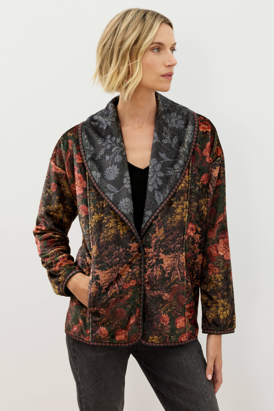 Johnny Was Ymelda Sherpa Jacket - Gura