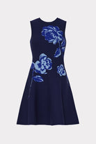 Kenzie Dress - Navy by Milly — view 3