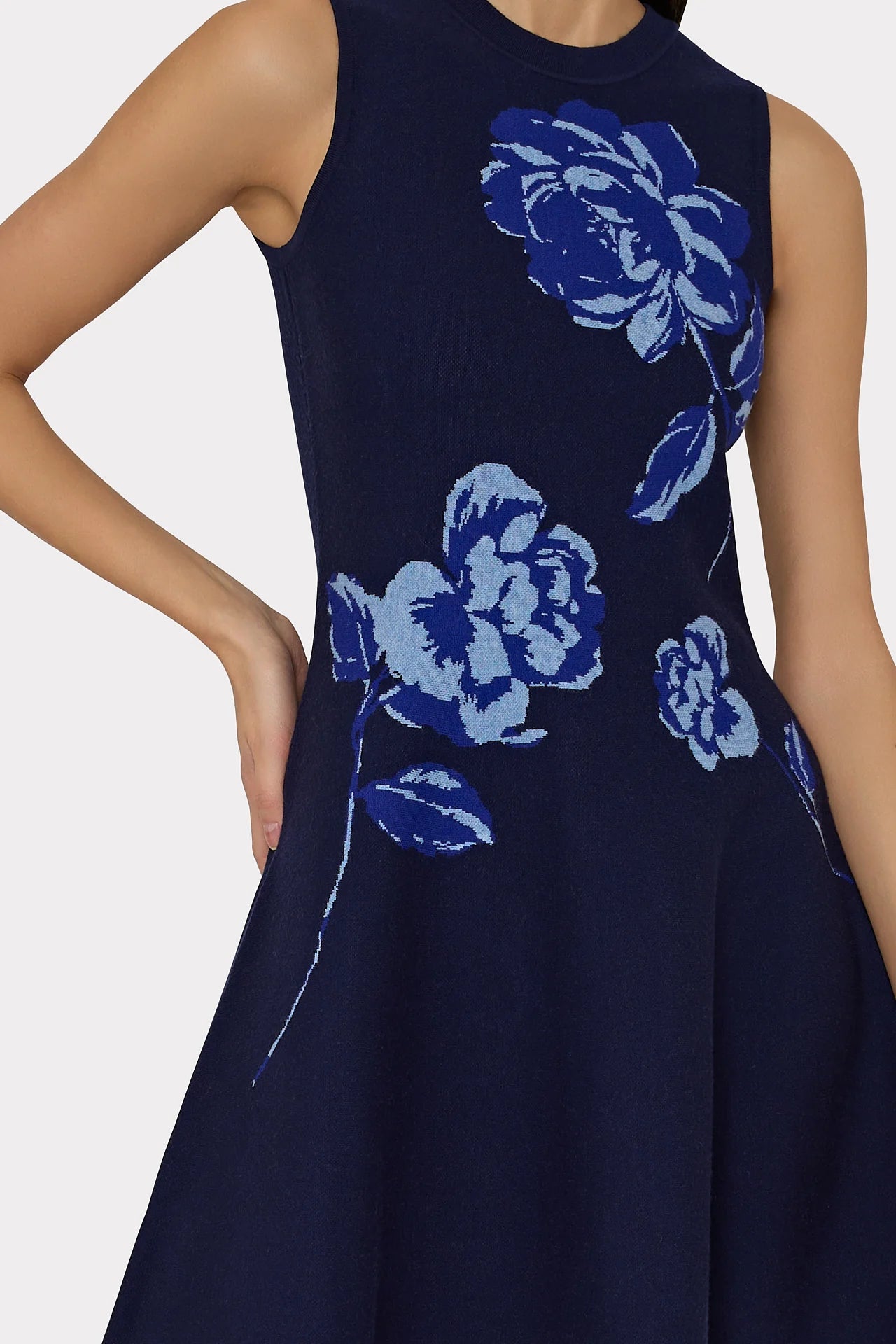 Kenzie Dress - Navy by Milly — alternate view