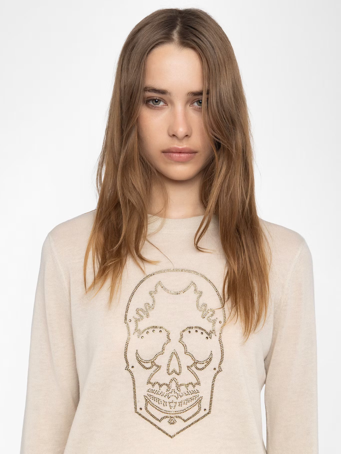 Miss Cashmere Sweater - Ecru by Zadig & Voltaire — view 5