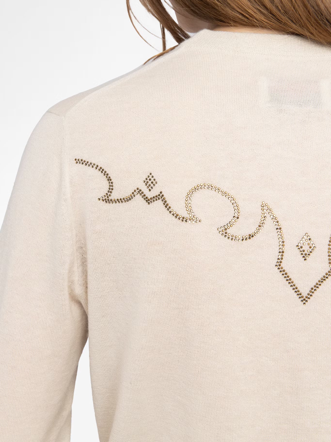 Miss Cashmere Sweater - Ecru by Zadig & Voltaire — view 4