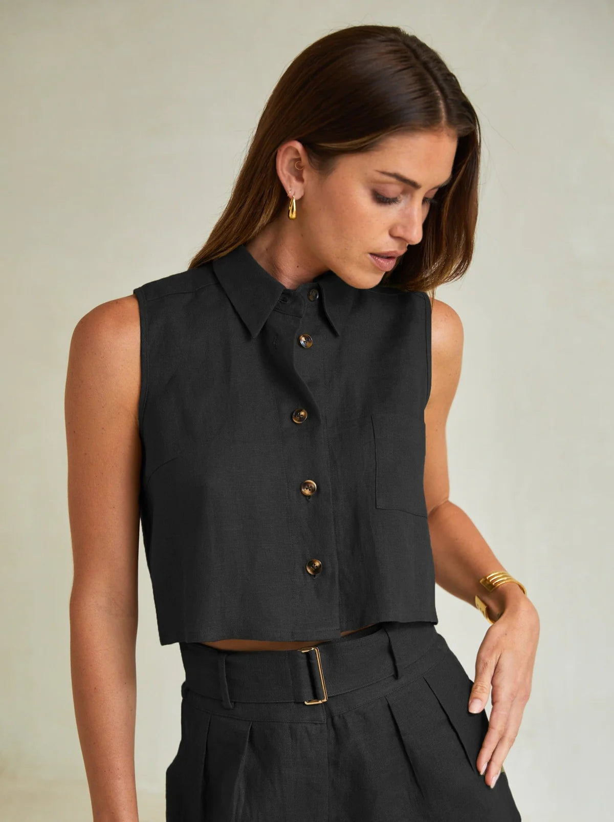 Katja Top - Black by Hevron | 25 South Boutiques