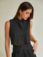 Katja Top - Black by Hevron | 25 South Boutiques
