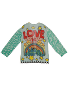 Victoria Linen Printed Cardigan - Love by Me369 — view 5