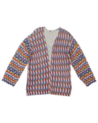 Victoria Linen Printed Cardigan - Magic by Me369 — view 3