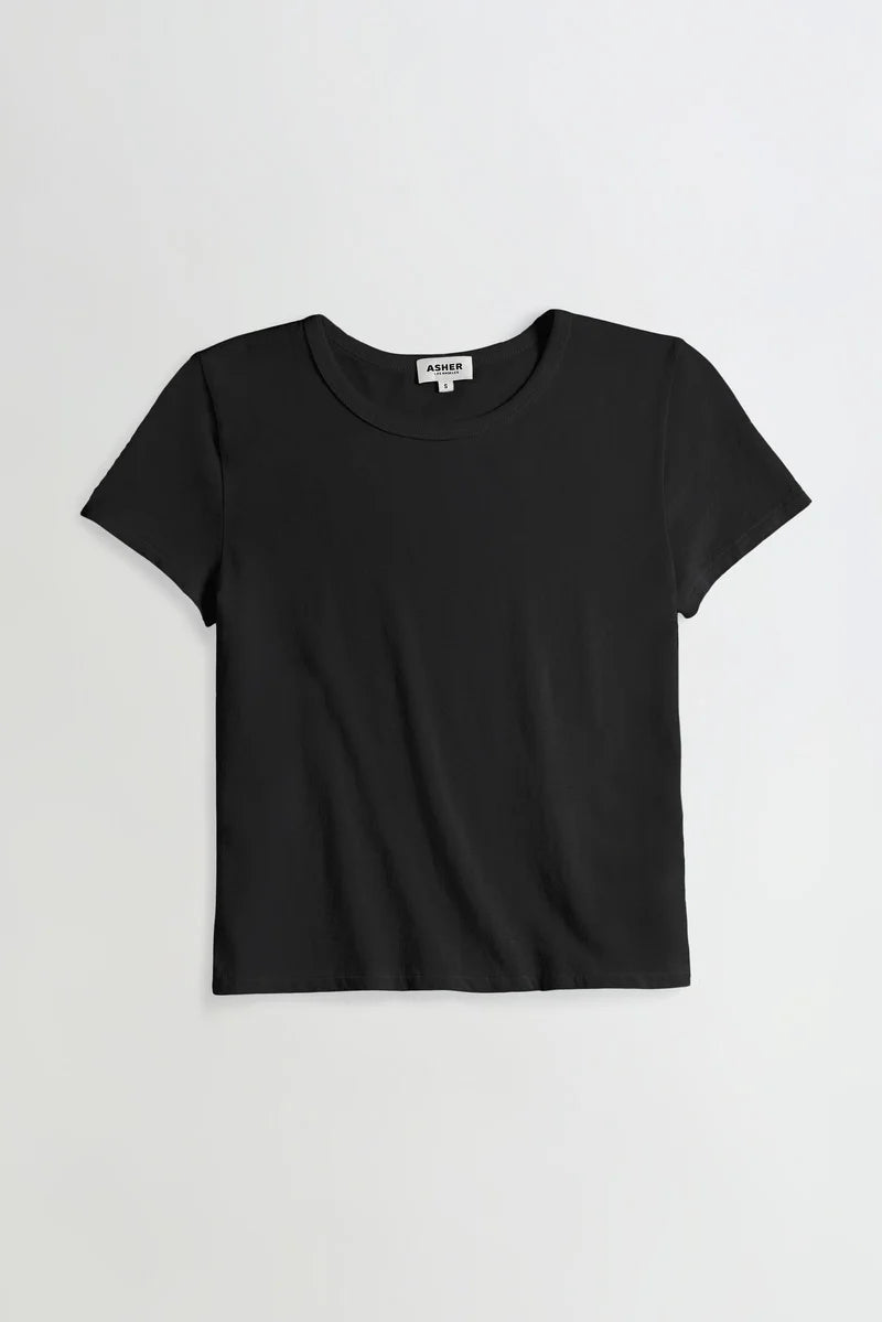 Noe Baby Tee - Black by Asher — view 3