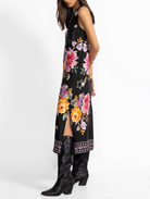 Karolina Tea Length Dress - Western Kasumi by Johnny Was — alternate view