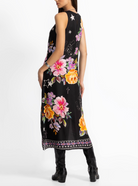 Karolina Tea Length Dress - Western Kasumi by Johnny Was — view 3