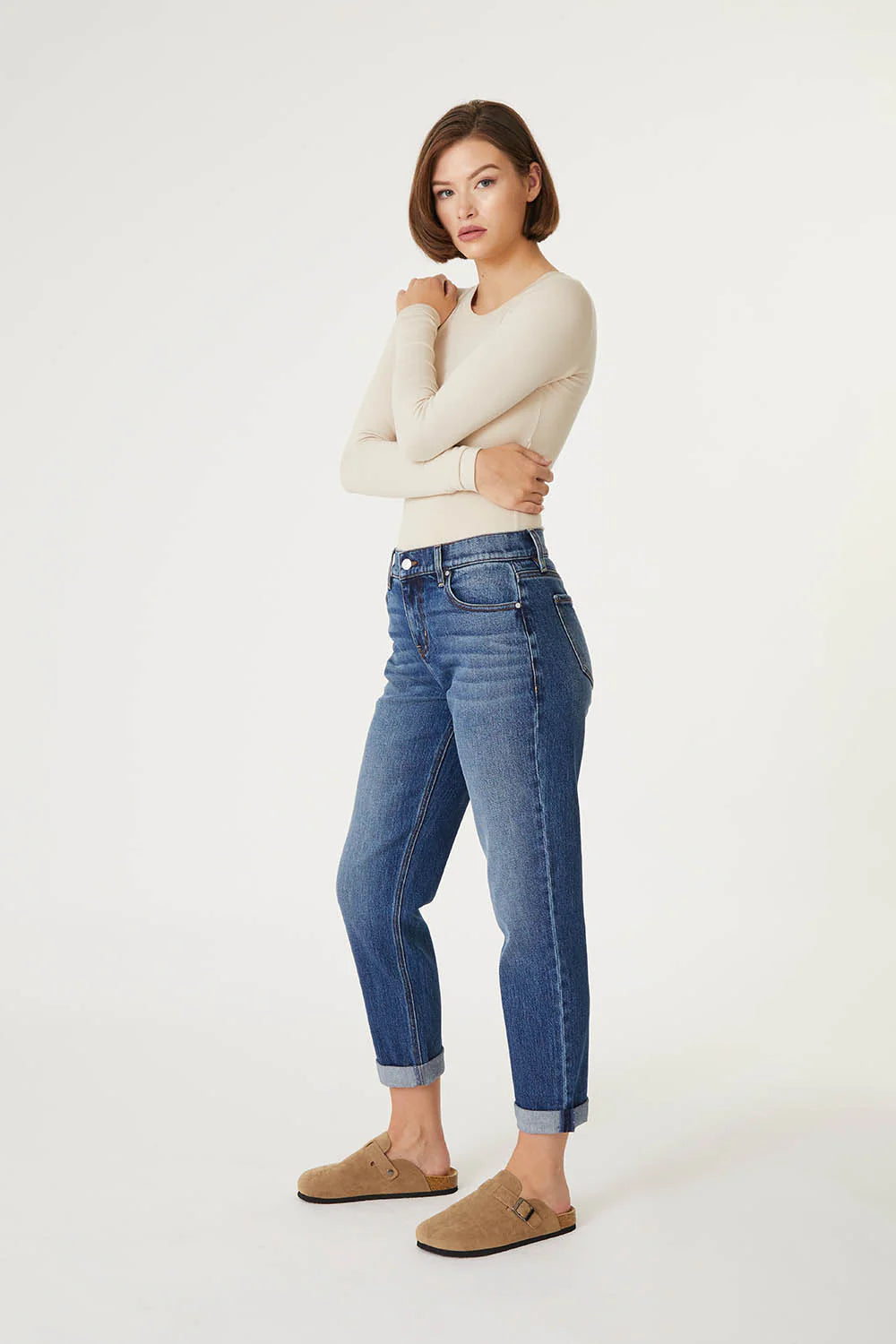 Sienna Tomboy Denim - Feeling Blue by Level 99 — alternate view