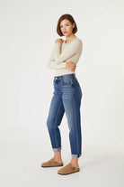 Sienna Tomboy Denim - Feeling Blue by Level 99 — alternate view