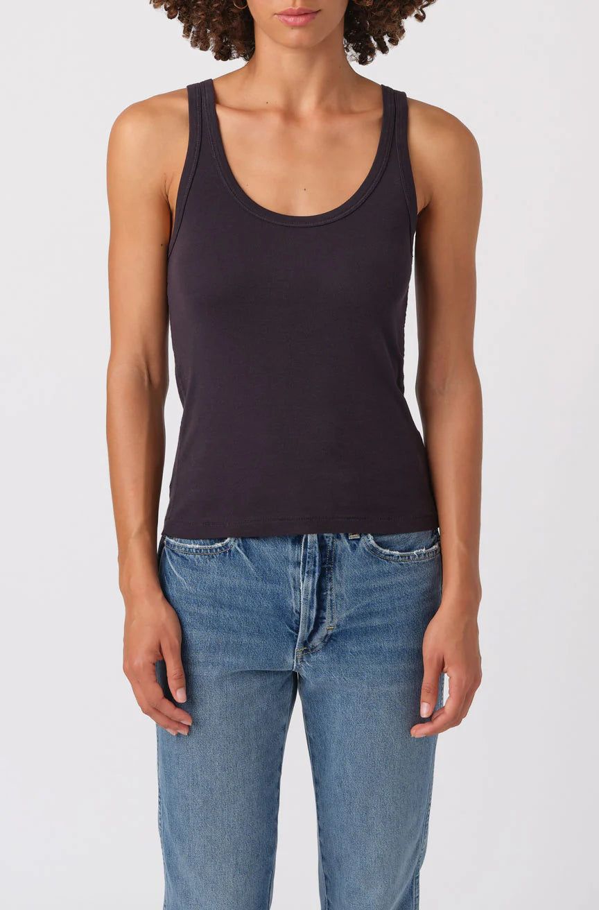 Layering Tank - Black by ATM — alternate view
