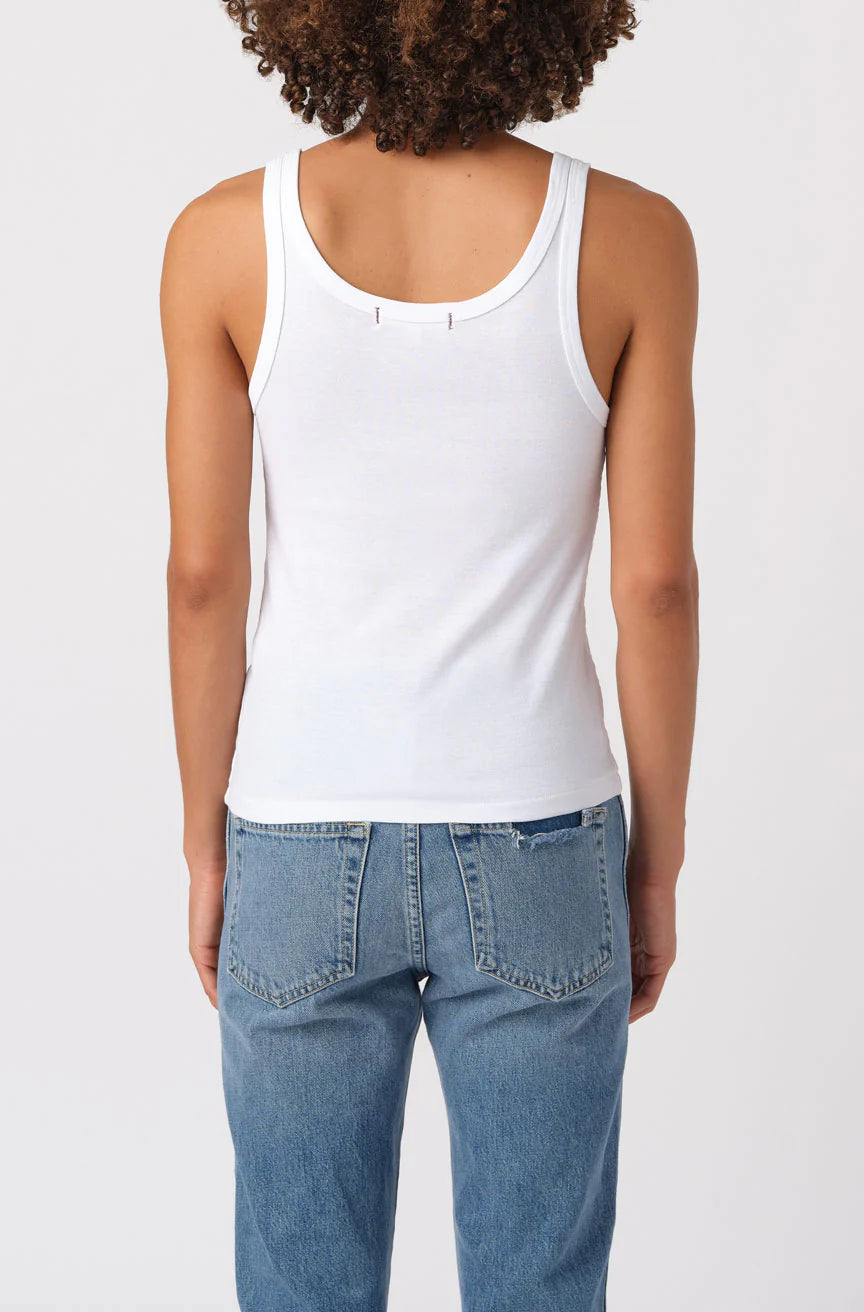 Layering Tank - White by ATM — view 4