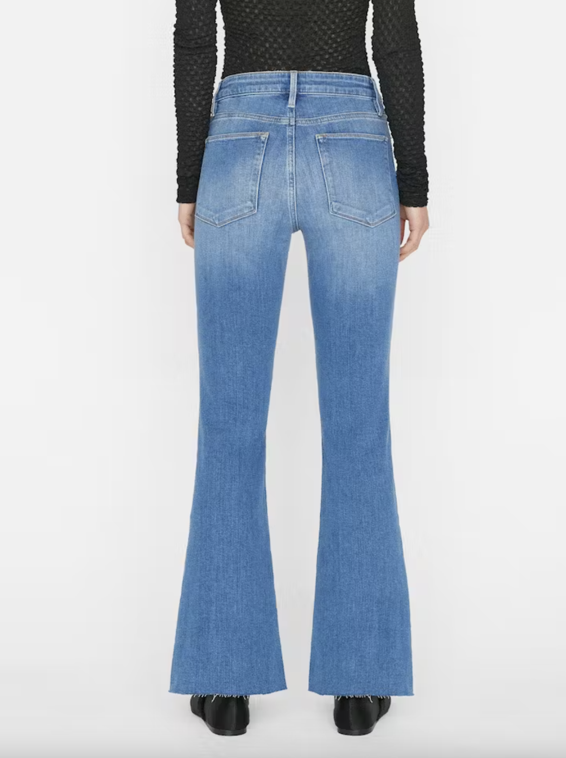 Le Easy Flare Raw Fray -  Drizzle by Frame — view 3