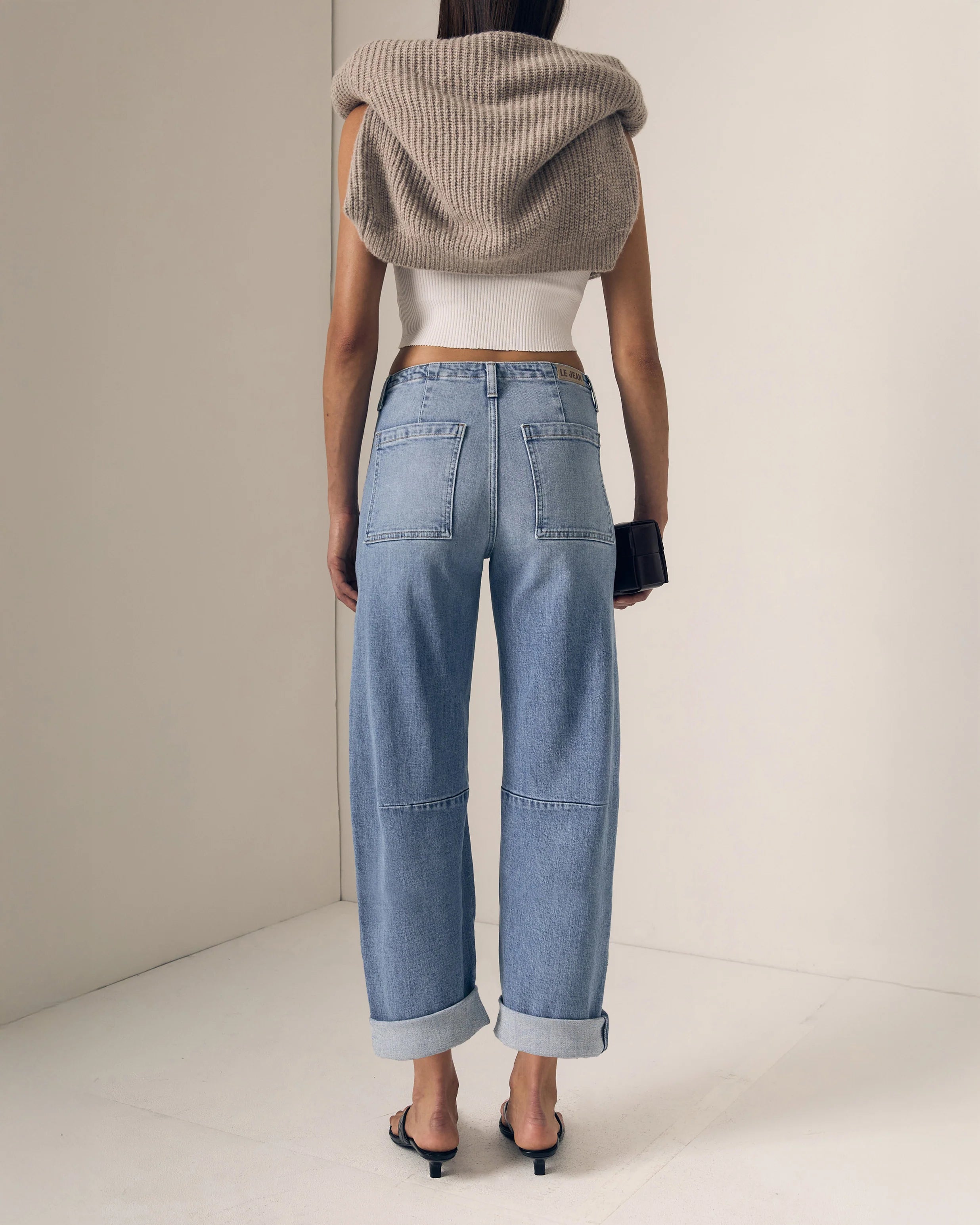 Utility Soft Barrel w/ Double Cuff - Vintage Sky by Le Jean — view 3