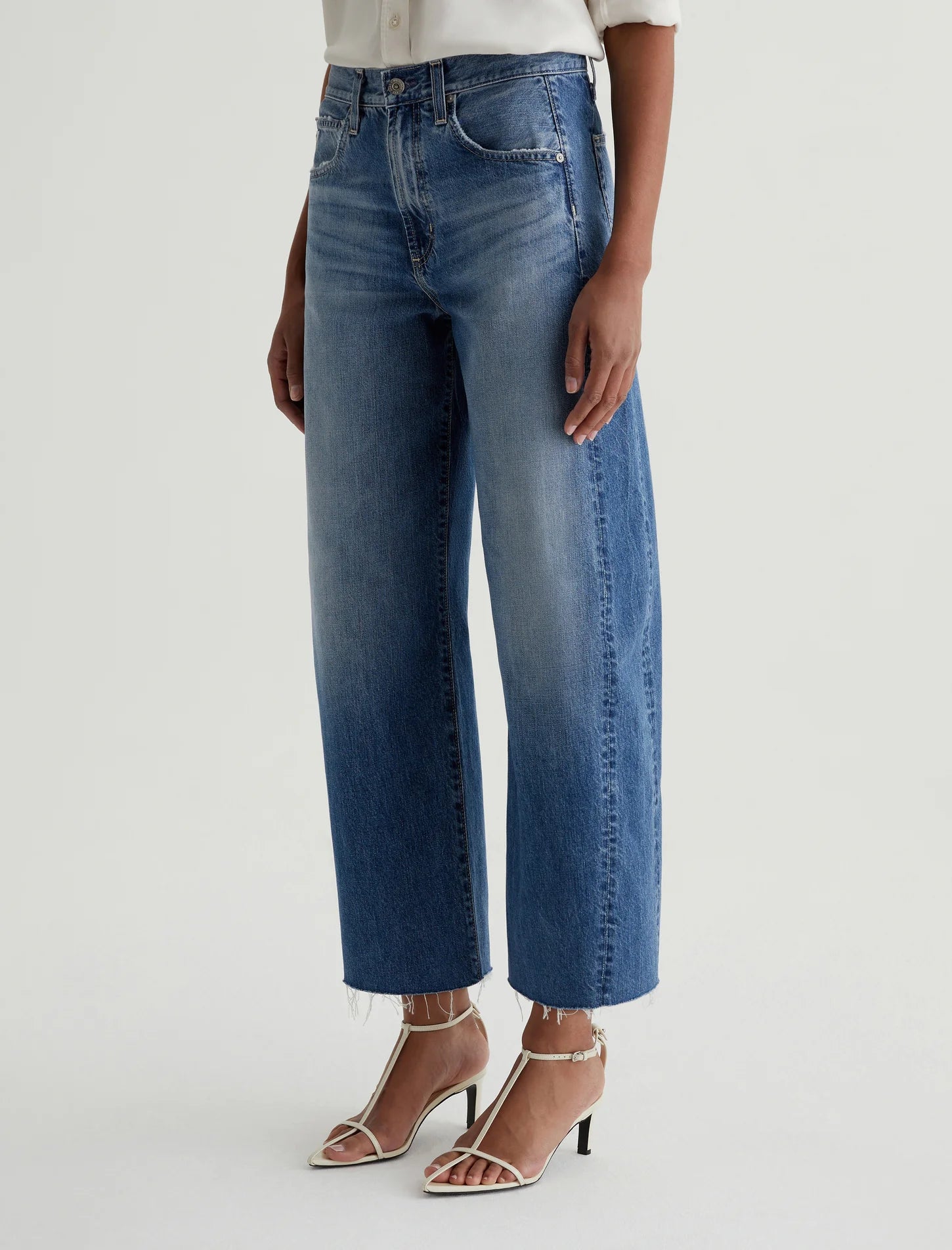Hattie Crop High-Rise Barrel - Gemini by Adriano Goldschmied AG — view 4