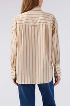 Nina Shirt - Latte Coffee Multi by AMO — view 3