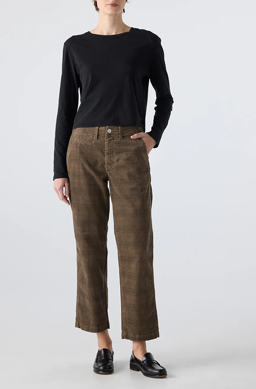 Lillian Corduroy Pant - Dark Sand by AMO | 25 South Boutiques