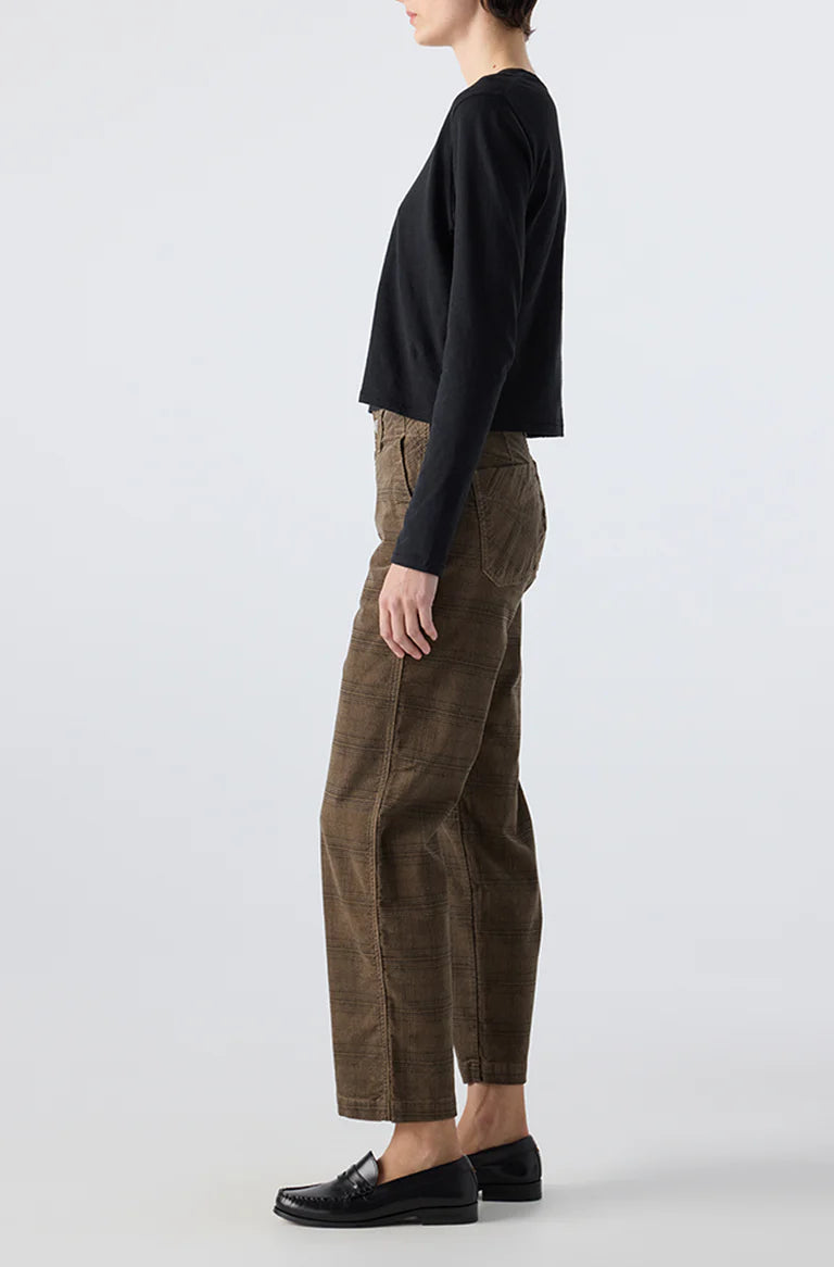 Lillian Corduroy Pant - Dark Sand by AMO — alternate view