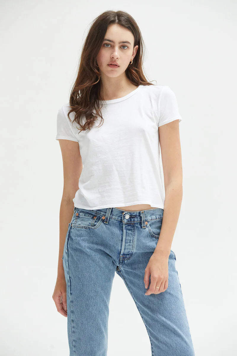 Noe Baby Tee - White by Asher | 25 South Boutiques