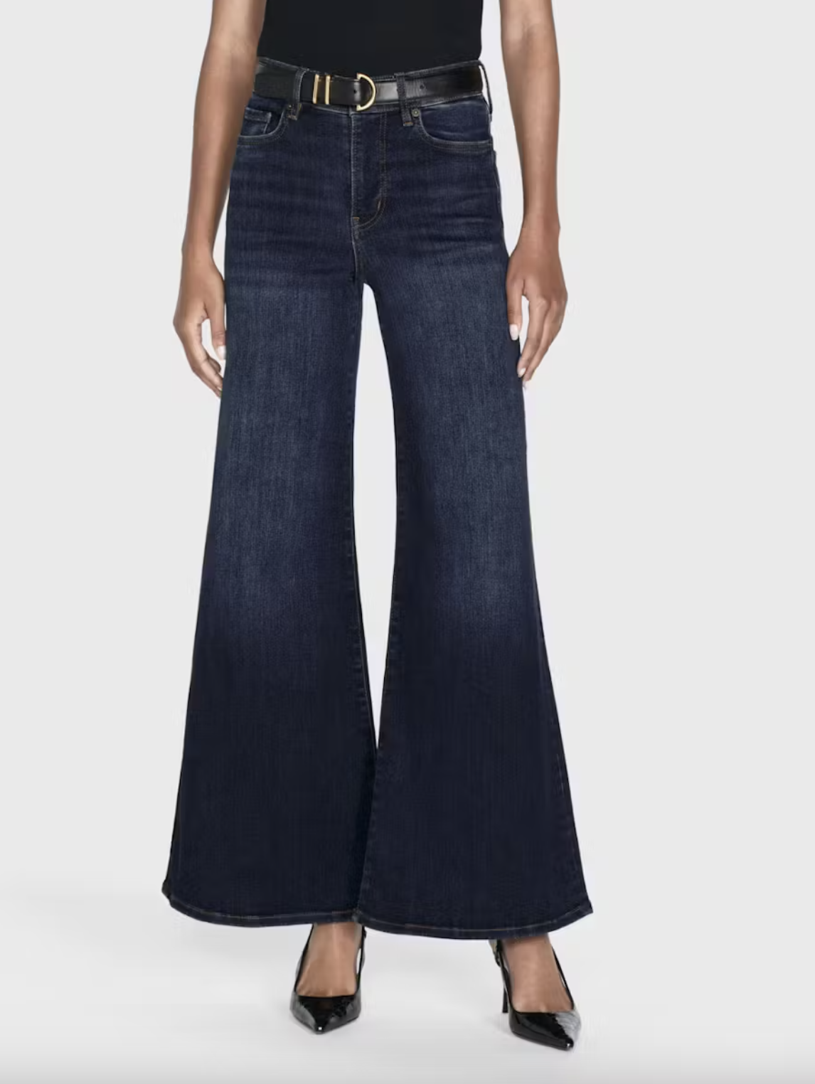 Le Palazzo High Rise Wide Leg Crop - Moonflower by Frame | 25 South Boutiques