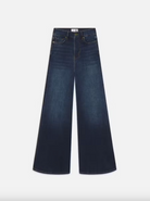 Le Palazzo High Rise Wide Leg Crop - Moonflower by Frame — view 4