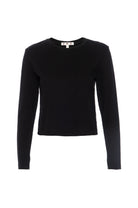 Long Sleeve Babe Tee - Black by AMO — view 3