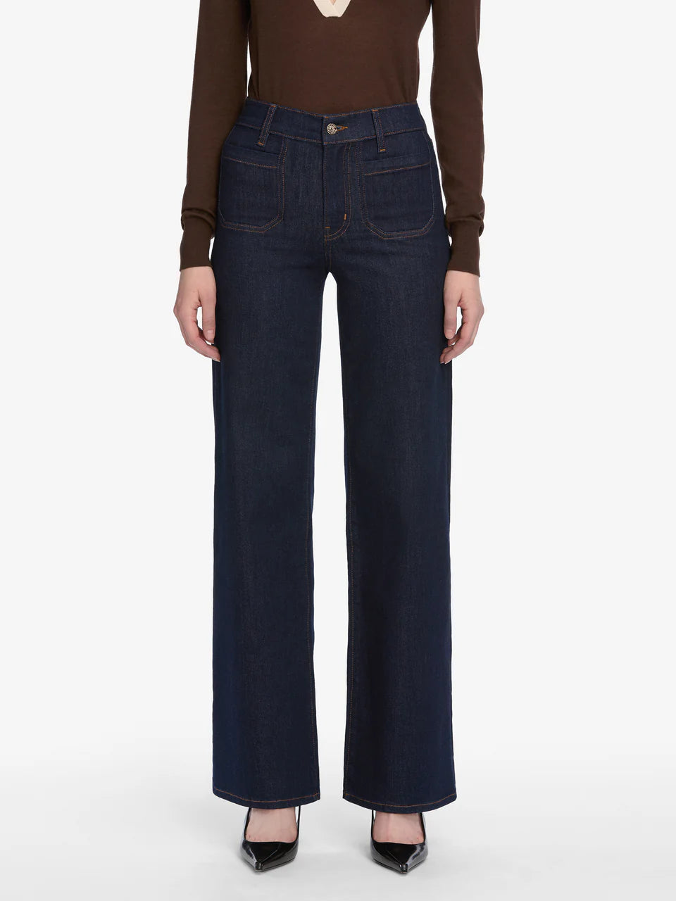 Le Slim Palazzo Modernist Pocket - Rinse by Frame — alternate view