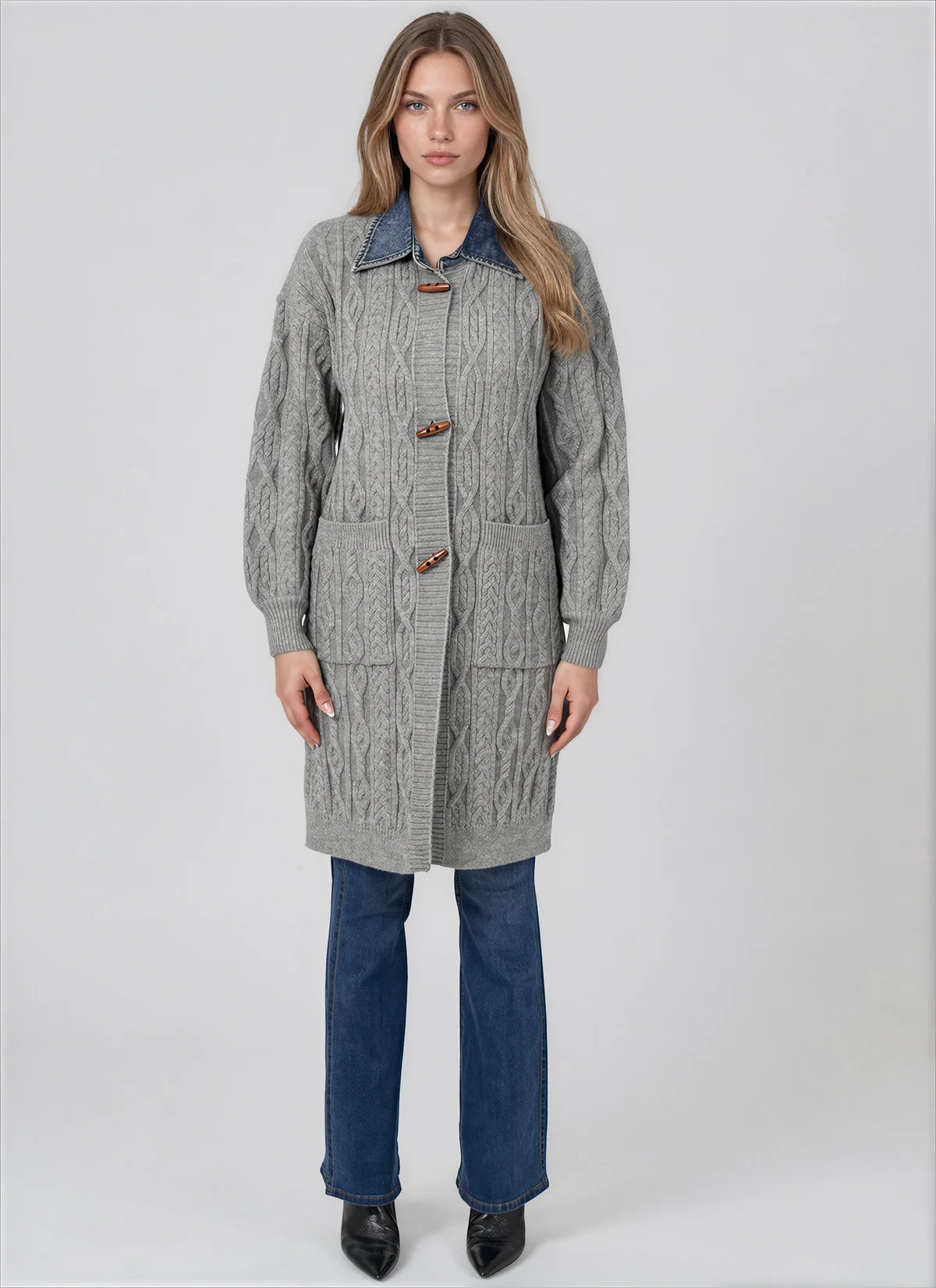 Love Token Larissa Cardigan - Grey